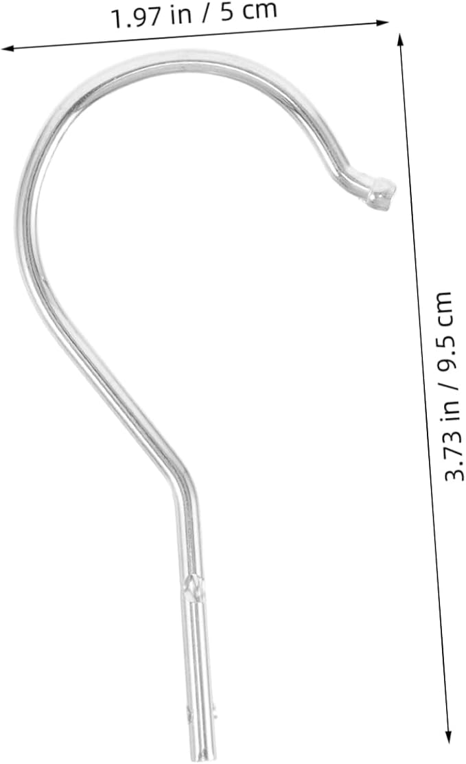 10pcs Clothes Hanger Replacement Hook Metal Hanger Attachment Retail Display Hooks Coat Rack Space Saving for Closet