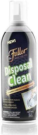Fuller Brush Garbage Disposal Cleaner– 12 oz Bottle – Foaming Citrus Degreaser for Kitchen Sink Odor Removal and Drain Cleaning – Citrus Scent (Pack of 6)