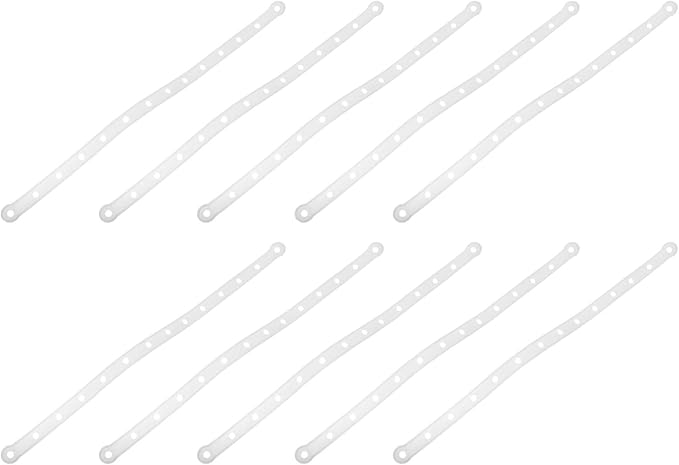 Zerodeko 60pcs Non- Plastic Hanger Strips Closet Organizer Connection Strips for Coats Pants Clothes Space Saving Hanger Connectors for Efficient Storage