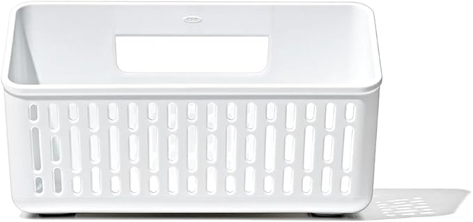 OXO Good Grips Produce Saver – Crisper Basket, 4.15 x 9.2 x 5.05 in, White