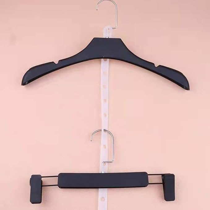 36pcs Plastic White Display Hanger Strips,Coordinate Heavy Weight Plastic Displays Stable Hanger Connector (White)