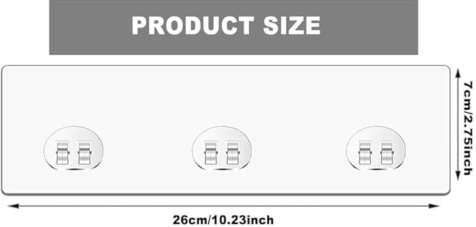 OTCO 2 pcs Shower Caddy Adhesive Replacement Shower Shelf Rack Adhesive Strips No Drilling Organizer Hooks Stickers