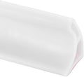 uxcell Flexible Shower Water Barrier, 118" TPE Shower Edge Water Stopper Blocker Splash Guard for Bathtub Sink Washing Machine Dry and Wet Separation, 1.18"W x 1.77"H, White