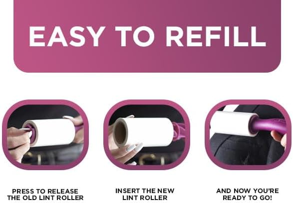 Metkix Lint Rollers for Pet Hair Extra Sticky | Protective Covers | Mega 600 Sheets Dog Cat Pet Hair Remover | Lint Roller for Clothes Sofa Bed Carpet and More | Lint Roller Refills