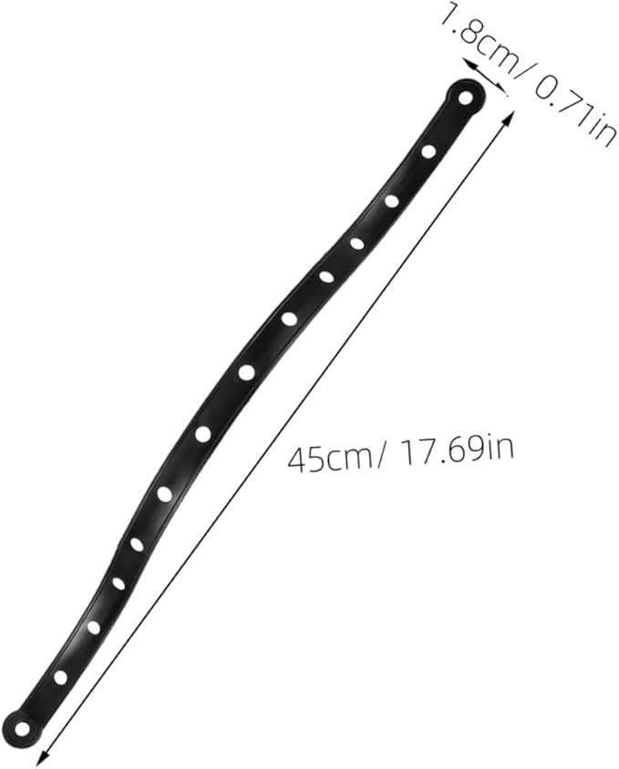10 pcs Plastic Clothes Hanger Connecting Strips for Retail Display Multipurpose Black Hanging Strips for Clothing Space Saving Hanger Connectors for Store Use