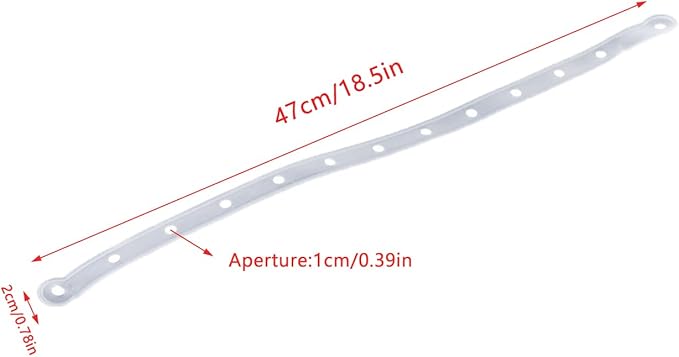 30 Pack Hanger Display Strip Extender Room-Saving 18'' 13 Holes Coordinate Stand Connector Hanger Holder Organizer for Clothes Outfits Closet Retail Stores Suits Coats Pant