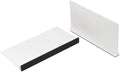 APOTHECARY PRODUCTS Magnetic Shelf Divider, For Vitamins, Books, Food and More, 6 in x 3 in, White, Made in the USA