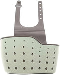 Kitchen Sink Caddy Sponge Holder Hang Basket for Scrubber Dish Brush Kitchen Accessories Organizer(Light Blue)