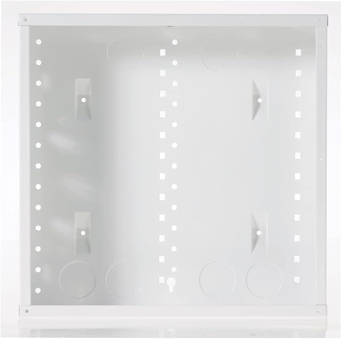 Legrand - OnQ 14 Inch Cable Management, Structured Media Box, In-Wall Enclosure, no cover, Glossy White, EN1480