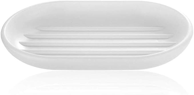 4pcs Bathroom Accessories Set, Toothbrush Holder Tooth Mug Soap Dish Liquid Bottle Bathroom Set Shower Countertop Vanity Organizer(White)