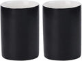 Gaolinci 2 Pcs Bathroom Cups, Ceramics Toothbrush Holder, Tumbler Cup, 9 Oz
