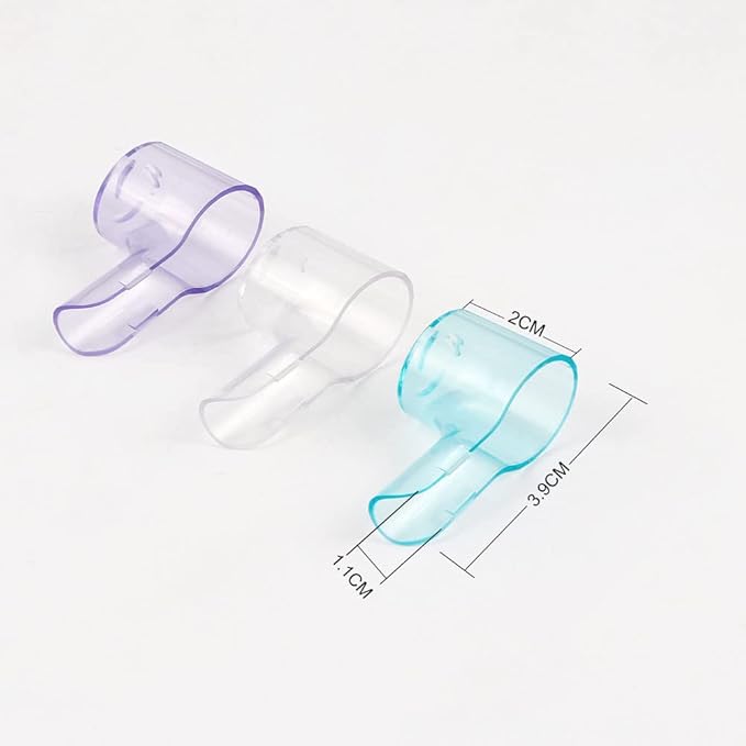 Toothbrush Covers Caps Compatible with Oral B Replacement Heads,Fits for iO Series Ultimate White,Ultimate Clean and Gentle Care Toothbrush Heads Protector,Travel Must Haves(6pcs)