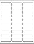 Premium Label Supply White Address Sticker Labels – 2.625" x 1" – Laser/Inkjet Compatible – (30 per Sheet), 100 Sheets - 3,000 Total Adhesive FBA Labels