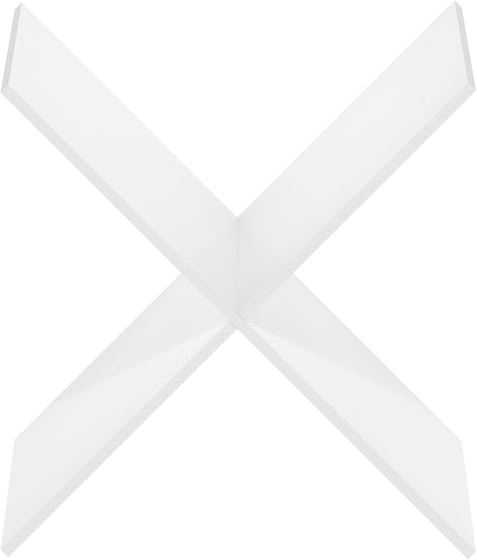 Furinno Cubicle Cube Insert, X-Shelf Cube Organizer, Fits into Furinno Extra Thick Cubes, for Organizers and Storage, White (Does not fit IKEA Kallax Shelving)