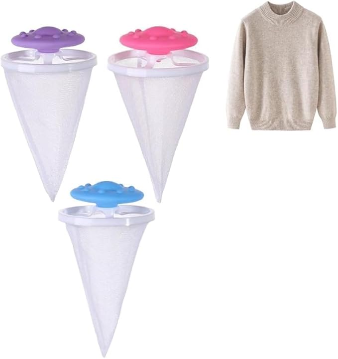 2025 New Upgrade Floating Hair Filtering Mesh Removal, Lint Catcher for Washing Machine, Pet Hair Catcher for Washing Machine, Hair Catcher Washer Machine for Cat Dog