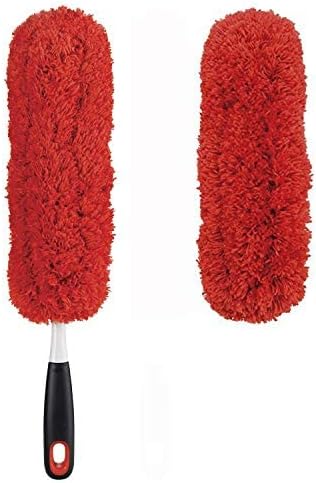 OXO Good Grips Microfiber Hand Duster with Microfiber Duster Refill