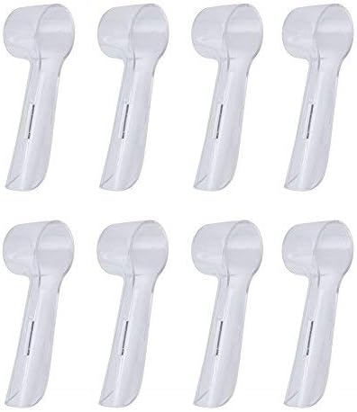 8 Pack Cover for Protecting Oral-B Replacement Brush Heads Electric Toothbrush | Convenient for Travel and More Sanitary to Keep Germs Dust Away for Better Health by HSYTEK