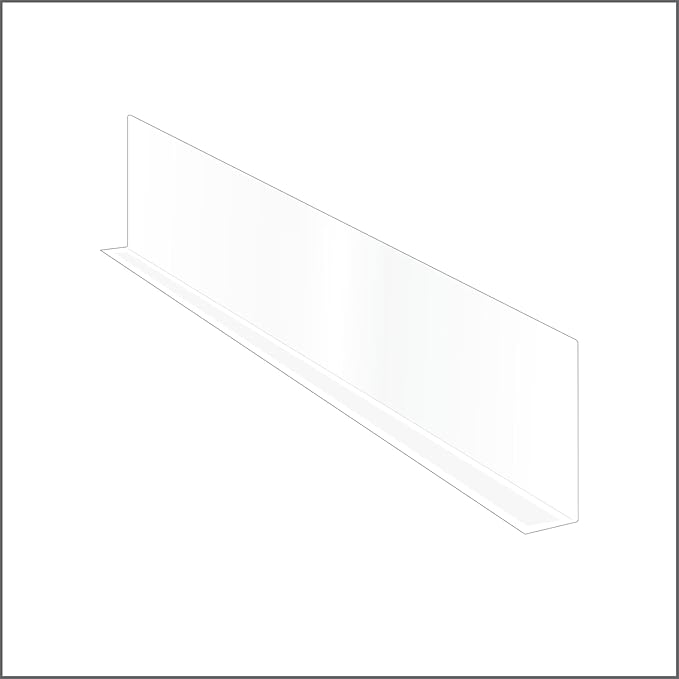 Clip Strip Shelf Dividers for Retail Stores - Lightweight, Clear Adhesive Mount 3" H x 11-9/16" L Corp., 20 mil Crystal Clear PVC, Retail Shelf Separator, Item SD-3012, Pack of 50