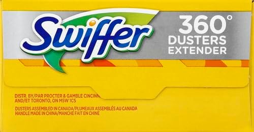 Swiffer Duster Heavy Duty 3 ft Extendable Handle Starter Kit with 3 Refills,(Pack of 6)