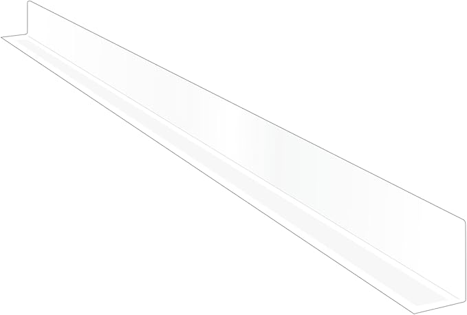 Clip Strip Shelf Dividers Pack of 50 for Retail Stores - Lightweight, Clear Adhesive Mount 1" H x 11-9/16" L Corp., 15 mil Crystal Clear PVC, Retail Shelf Separator, Item SD-1512