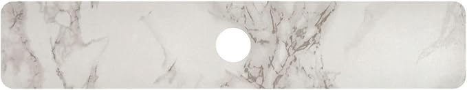 Kitchen Sink Splash Guard 1 PC 30 Inch Sink Faucet Mat Splash Guard for Bathroom Countertop Water Absorbent Foldable Cuttable Soft Washable Marble White