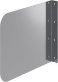 15 in. x 12 in. Wall Mount Stainless Steel Splash Guard – 16-Gauge 304 Stainless Steel