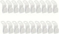 20 Pack Hanger Connector Hooks – Premium Space-Saving Clothes Hanger Hooks for Closet Organization, Clear Plastic Multi-Purpose Hanger Connectors for Pants, Shirts, Jackets & More