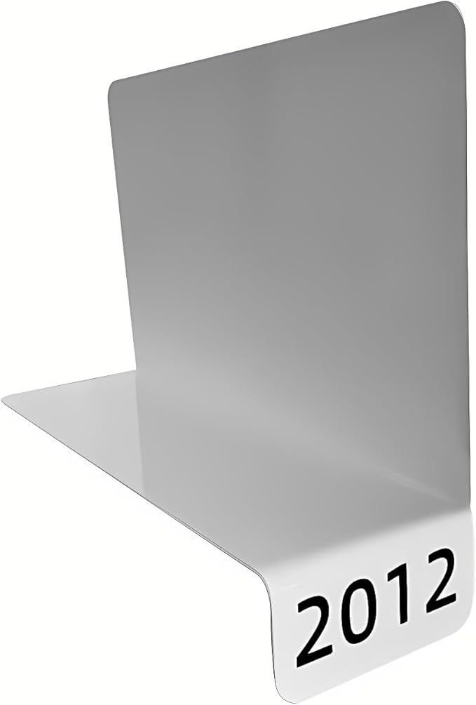 20 Pcs 20 * 12CM 1MM Library Book Mini Shelf Dividers, Flexible Label Markers with Stickers, for Classroom Teacher Supplies, Closet Rack Plastic Dividers, Writable & Reusable for Sorting Book Type