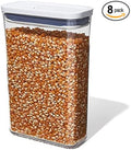 OXO Good Grips POP Container - Airtight Food Storage - 1.9 Qt for Snacks, Sugar and More (Pack of 8)