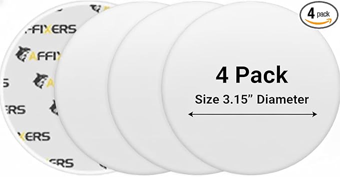 Door Stoppers for Wall – Clean and Dry Surface Required for Strong Adhesive, Sound Dampener Door Knob Wall Protector, Silicone Door Stop Bumpers Guard for Walls (4, Large -3.1")