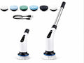 Electric Spin Scrubber, Cordless Cleaning Brush Scrubber for Home, 6 Replaceable Brush Heads-90Mins Work Time, 2 Speeds for Bathroom Shower Bathtub Glass Car