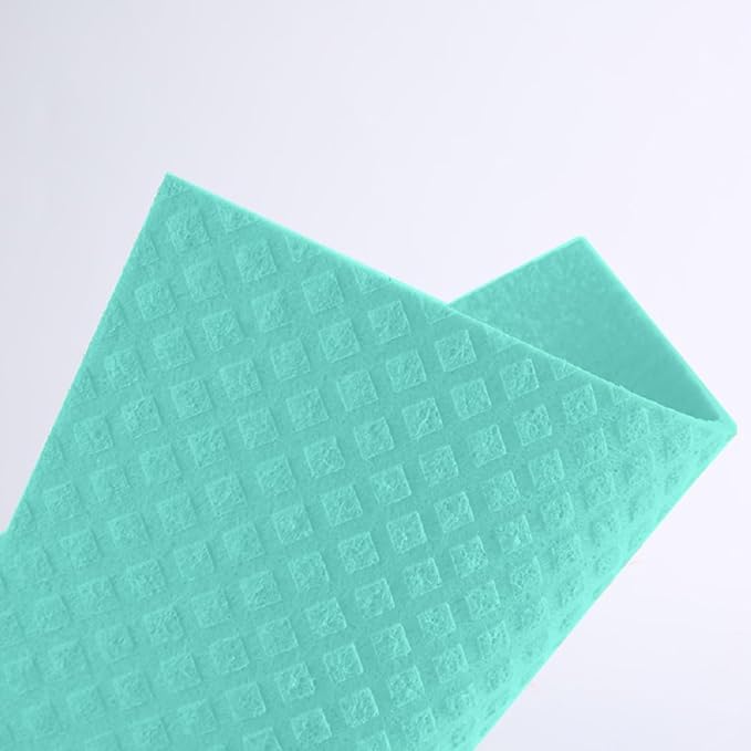 Reusable Cleaning Cellulose Sponge Cloths Absorbent Wipes Clean Kitchen Car Dish Eco-Friendly Dishcloth Hand Towel Auto (2 Pack (10pcs))