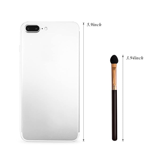 Professional Eyeshadow Applicators Sponge tip Reusable UorPoto 10Pcs Women Blendable Round Foam Makeup Eyeshadow Brush Applicator Set Washable
