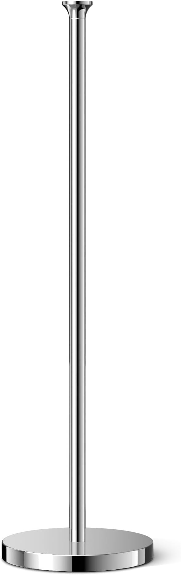 Toilet Paper Holder Stand(with Reserve Function), Free-Standing Spare Rolls Storage Holder, Stainless Steel, Modern Design