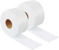 Felt Strips with Adhesive Backing – Furnigear Heavy Duty Cuttable Felt Tape Roll Furniture Pads for Chair Legs - Protecting Hardwood Floors, Chair Wall Protector (White, 120 x 2 x 0.14 Inch)