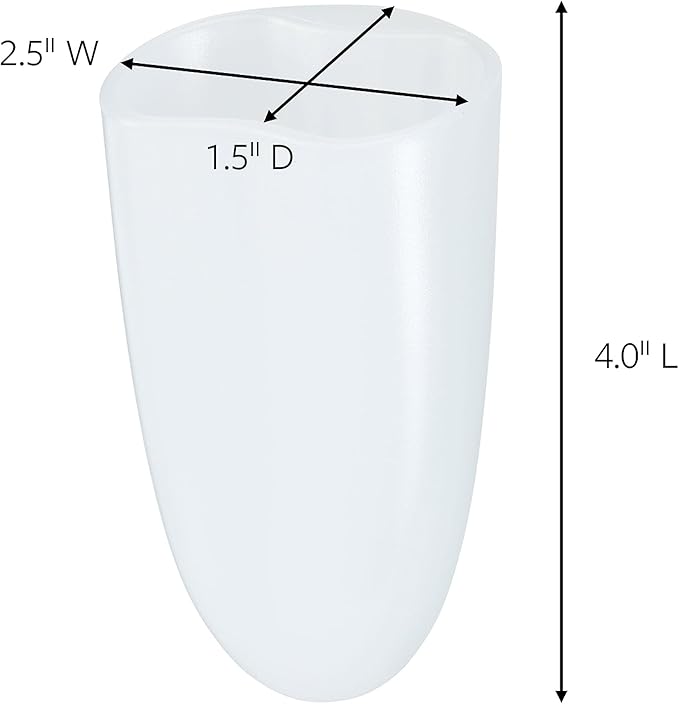 Command Bath Razor Holder, Clear Frosted, 1-Holder, 1- Water-Resistant Strip, Organize Damage-Free