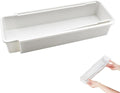 Expandable Silverware Tray for Kitchen Drawers, Adjustable Sliding Drawer Organizer Expands up to 16.33 Inches, Utensil Holder & Divider, Durable Plastic Bathroom Office Storage