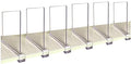 CY craft Acrylic Shelf Divider,Wood Shelf Dividers,Clear Closet Shelf Separators Clothing Organizer Perfect for Bedroom Shelving Organization and Kitchen Cabinet Shelf Storage,6 PCS