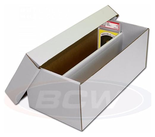 BCW 1ct Graded Shoe Box - Card Storage Holds 300 Toploaders & 100 Graded Cards