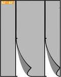 Yotache Magnetic Screen Door for Sliding & French Doors 62"x82", Screen Size 64"x83" Reinforced Mesh with Strong Magnets for Double Door & Large Size Front/Back Patio Doors