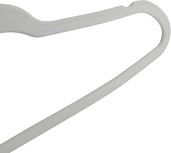 Honey-Can-Do 35-Pack Slim-Profile Non-Slip Velvet Hangers, White HNG-09737 White