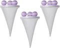 Pet Hair Remover for Laundry, Floating Hair Filtering Mesh Removal Reusable Lint Catcher for Washing Machine Wool Device, Pet Hairs Remover Hairs Filter Cleaning Mesh Bag (Purple, 3pcs)