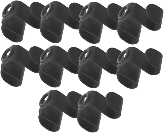 Luxshiny 20pcs Double-Sided Clothes Hanger Connector Hooks Space Saving Organizer for Closet Wardrobe for Coats Shirts and Pants Smooth Design for Easy Use