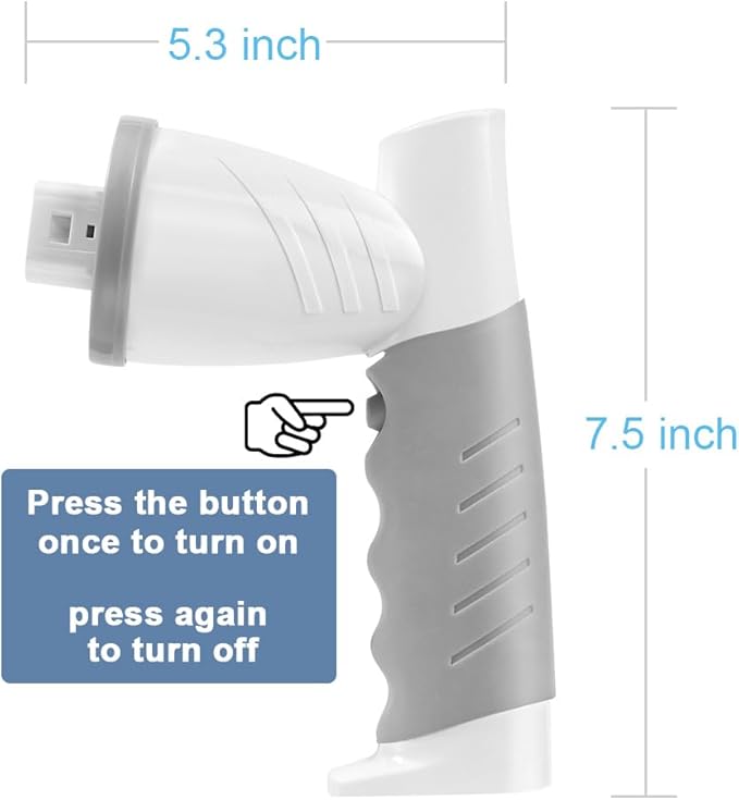 Electric Spin Scrubber, Bathroom Cleaning Brush Shower Scrubber Portable Rechargeable, Power Scrub Brush for Bathtub Sink Tile Grout Window Sill Kitchen Stove Cooker, Household Cleaning Tools
