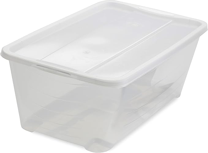 Life Story 20 Pack Plastic Storage Boxes, Stackable Organizer Tote Containers, 6 Liter