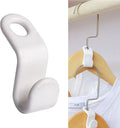 100PCS Closet Space Saver, Clothes Hanger Connector Hooks, Small Organization, Hanger Hooks