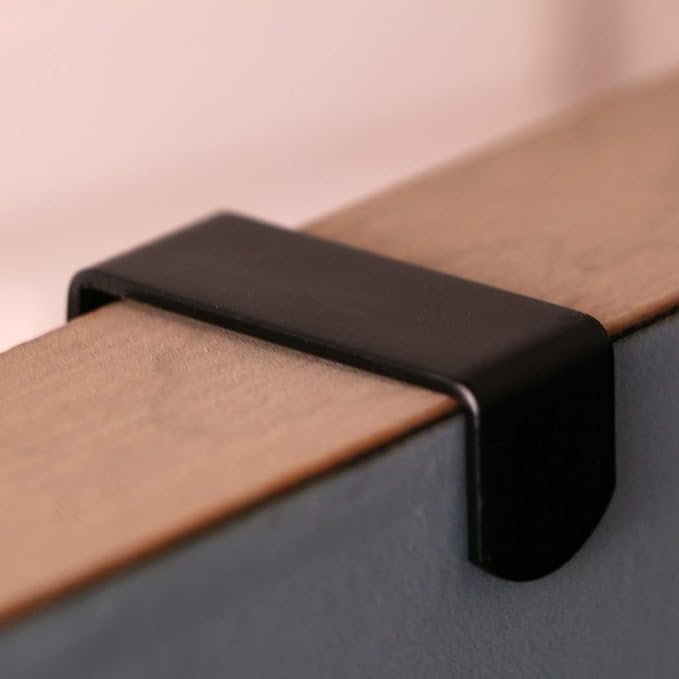 Encozy Over The Door Hooks,Coat Rack for Hanging Clothes Hat Towel (Heavy Duty Black 2pcs)