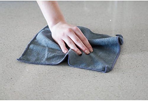 Sophisti-clean Microfiber Cleaning Cloths, Attract Dust Like a Magnet, Use Wet or Dry, Ultra Soft and Absorbent, Non-Abrasive, Streak Free, Reusable, Machine Wash, Gray, 10 Pack