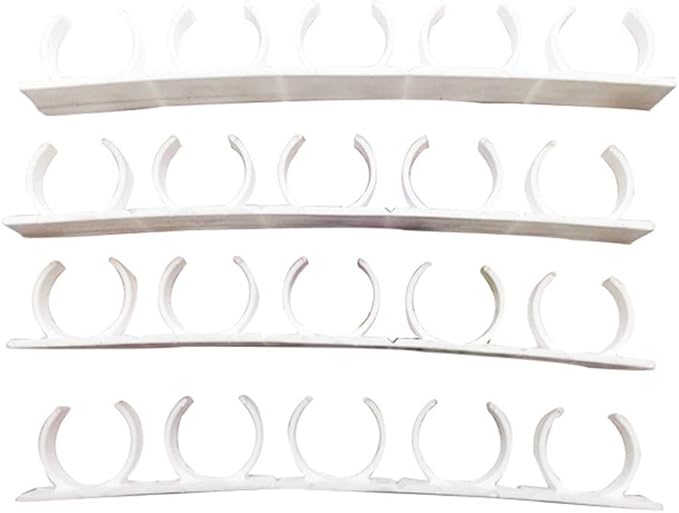 Wall Mount Ingredient Spice Bottle Rack Plastic Organizer Rack 5 Cabinet Kitchen Cabinet Door Hooks Jars Spice Holder Pp