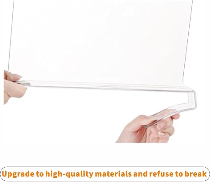 Clear Acrylic Shelf Dividers for Closet Organization - 10 Pack Closet Shelf Divider for Sweatshirt,Towel,Bag,Purse,Clothing,Sweater Organizer,Plastic Dividers and Separators for Shelves and Bedroom
